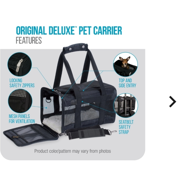 Sherpa Original Deluxe Travel Bag Pet Carrier- Medium - Picture 9 of 13